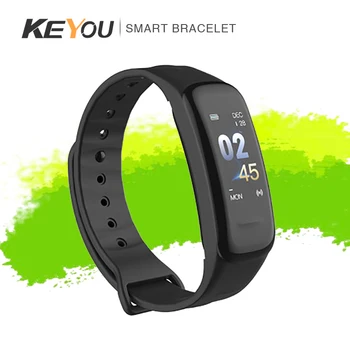 KEYOU-C1 pluss Smart Watch Meeste Südame Löögisagedus / vererõhu / Vere Hapniku Jälgida Smart Käevõru Fitness Tracker Veekindel 10