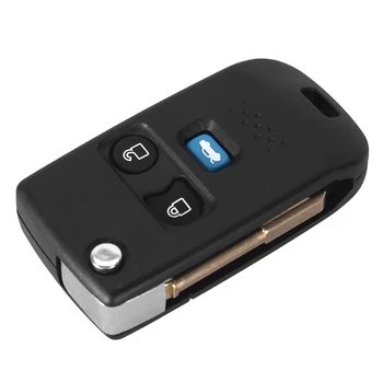 KEYYOU 3 Nööpi Remote Kokkuklapitavad Flip Key Cover Juhul Kest Ford Transit MK6 Ühendust Maverick Auto Auto Võti Juhul