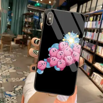 Kirby Massiline Rünnak! pin-Must mobiili Puhul Karastatud Klaas iPhone 11 Pro XR, XS MAX 8 X 7 6S 6 Plus SE 2020. aasta otsus kohtuasjas