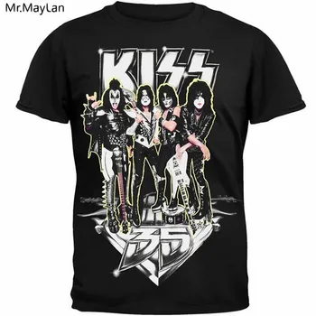 Kiss Band 3D Print T-särk Tees Meeste/Naiste Raske Heavy Metal Rock Streetwear T-särk 2019 Poiss Isikupärastatud Tshirt Riided Tops