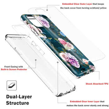 KISSCASE Kõrge Kvaliteedi Case For iPhone XS MAX X-XR 8 7 Õie 360 Täielikult Kaitsvat Glitter Telefon Case for iPhone 11 Pro Max 11 Kott