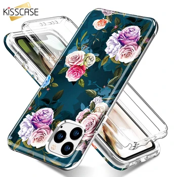 KISSCASE Kõrge Kvaliteedi Case For iPhone XS MAX X-XR 8 7 Õie 360 Täielikult Kaitsvat Glitter Telefon Case for iPhone 11 Pro Max 11 Kott