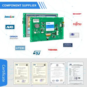 KIVI inimene-Masin Liidese Serial LCD Moodul, mille vastutav Töötleja Pardal + Tarkvara + Puutetundlik Ekraan Tööstuslikuks