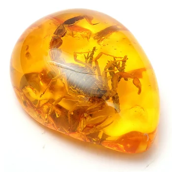 KiWarm Loomulik Scorpions Putukate Kaasamise Amber Baltic Gemstone Ripats Kaelakee Kampsun Dekoratsioonid, DIY Ornament, Käsitöö, Kingitus,