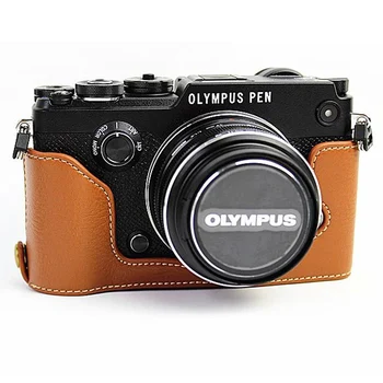 Kogu keha Täpne Sobivus PU nahk digitaalne kaamera puhul koti kate Olympus Pen-Pen F F F F F F PENF