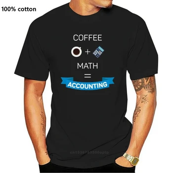 Kohvi+Matemaatika= Raamatupidamine T-Särk
