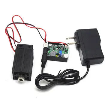 Koos 12V toiteplokk Adjutable Dot Pea 850nm 1W IR-Infra-Red Dot Laser Moodul w-TTL & Driver & Fänn US/EU/UK/AU