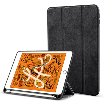 Koos Pliiatsi Hoidja Puhul iPad 10.2 tolline 2019 iPad 7th gen Pehme Silikoon Tagasi Slim cover for iPad 10.2 mudel A2197 A2198 A2220
