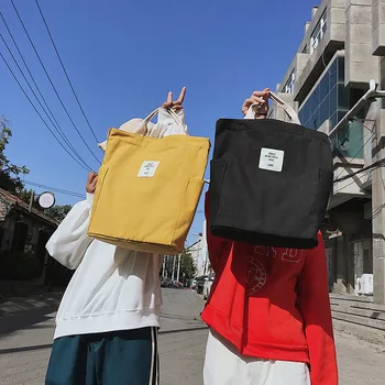 Korea Lõuend Õla Kott Lukuga Luksuslik Naiste Kotid Disainer Naiste Messenger Bag Naiste Lihtne Käekott Kirja Trükkimine Tassima 2021