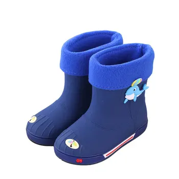Korea versioon lapsed vihma kingad cartoon soe beebi vihma saapad anti-slip värviga 2-8 aastat vanad, poisid ja tüdrukud, vesi kingad