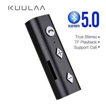 KUULAA 5.0 Bluetooth Vastuvõtja 3,5 mm AUX-in Jack Audio Traadita Adapter, Aux Bluetooth Audio Muusika Saatja Auto PC Kõrvaklapid