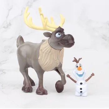 KUUM 1set Külmutatud 2 Snow Queen Elsa Anna PVC Tegevus Joonis Olaf Kristoff Sven Anime Nukud Kujukeste Kids Mänguasi Lastele Kingitus