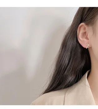 Kuum Mood Pakkumisi Kollased Kõrvarõngad Naiste 2020 Uue Super Surematu Retro Lihtne, Mitmekülgne Micro Cd Kõrge Kvaliteediga Naiste Kõrva Ripats