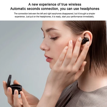 Kuum Xiaomi Redmi Airdots 2 TWS Tõsi, Traadita Bluetooth-5.0 Kõrvaklapid Stereo, Bass Kõrvaklapid Koos Mic-Vabad Earbuds AI Kontrolli