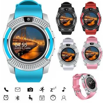 K'V8 Smart Watch Veekindel Smartwatch Android Telefoni Vaata Sport Pedometer Relogio Koos Sim-Kaart Kaamera Mehed Naised pk Y1 DZ09