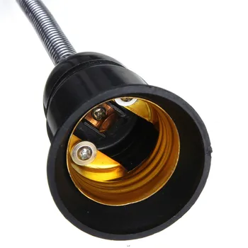 Kõrge Kvaliteediga E27, et E27 LED Lamp Lamp Omanik Paindlik Laiendamine Adapter Converter Kruvi Pesa 20cm/30 cm/40 cm/60cm