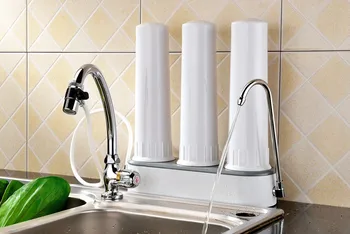 Köögi-ja Kodutehnika Kraan veepuhasti Sirge Juues kraanivett Kolme etapi Eel-filter