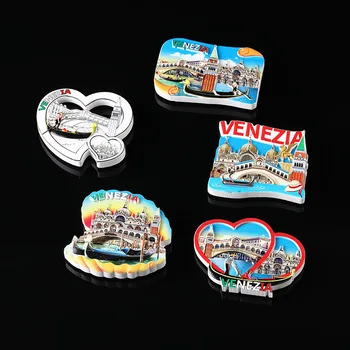 Külmkapp Magnet Teenetemärgi Linna Külmkapi Magnetid Kleebis Itaalias VENEZIA Reisi Suveniiride Kogumise 3d Loominguline Vaik Dekoratiivsed