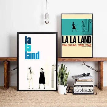 La La Maa Muusikat, Filmi Kunsti Lõuend Maali Plakatid Ja Pildid Seina Art Pilt Vintage Plakat Dekoratiivsed Home Decor Cuadros
