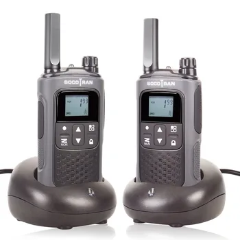 Laetav walky talky pika vahemaa T80 pmr walkie talkie eraelu puutumatuse kood VOX PMR446 ham Raadio vaba kahesuunaline raadio