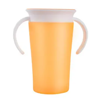 Lapse Õppimise Ohutu Spill Väikelapse Joomine 360 Kraadi Ime Koolitus Cup Pudelist Toitmine Tüdruk, Poisid, Kids 260ml Käepidemetega