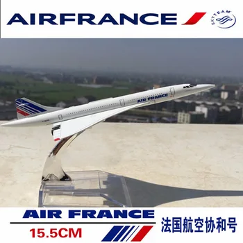 Lapsed mänguasjad 1:400 skaala air France concorde diecast lennuk mudel laekuva reisija õhusõiduki mänguasjad lastele kingitused