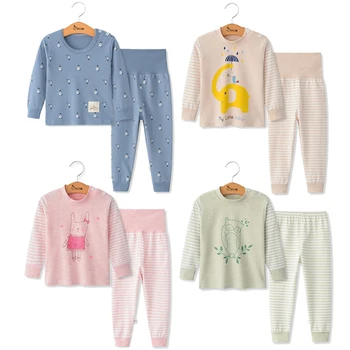 Lapsed Pidžaama Poisid Tüdrukud Puuvill Sleepwear Väikelapse Loomade Pidžaama Komplekti Beebi Tüdruku Riided Nightwear Pidžaamad Lastele, Beebi Pijamas
