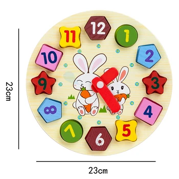 Lapsed Puidust Puzzle Kell Mänguasjad Montessori Haridus Mänguasjad Geomeetrilise Kujuga Sobitamine Mõistatusi Mäng Värv Õppe Mänguasjad Lastele