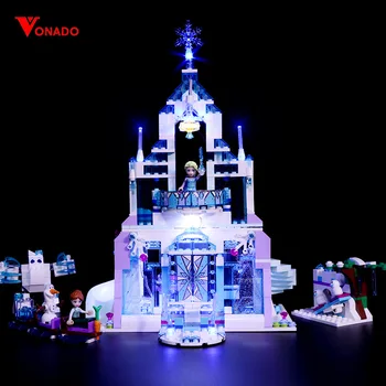 LED Light Kit Sõbrad seeria Sobivad Lego 43172 41148 Elsa on Maagiline Ice Palace Building Blocks (ainult LED Valgus )