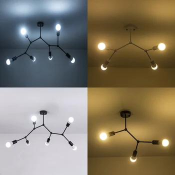 LED-Lühtrid elutuba, Magamistuba Kaasaegne Molecular Laes Lühter Restorani köök Decor sisevalgustus Lamp Inventar