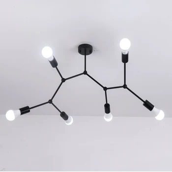 LED-Lühtrid elutuba, Magamistuba Kaasaegne Molecular Laes Lühter Restorani köök Decor sisevalgustus Lamp Inventar