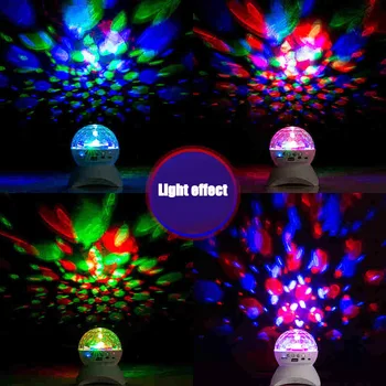 LED Magic Crystal Ball Juhtmevaba Bluetooth Kõlar Valguse MP3 Muusika Crystal Decor Lamp USB-Projektor Pool KTV DJ Riba Auto Valgustus