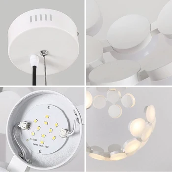 LED Põhjamaade post-modern disainerid droplight elutuba, söögituba-tuba loov isiksus, valguse laine