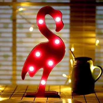 LED Tabel Öö Valguses Telk Ükssarvik Star Südame Flamingo Ananassi Jõulud Kookospähkli Puu Kodu Poole Kaunistamiseks 3D laualamp
