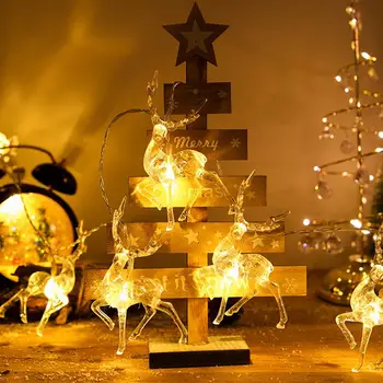Led Tuled Dekoratsioon Jõulud Crystal Põder String Tuled Haldjas Tuled LED Garlad Uus Aasta jõulukaunistused Kodu