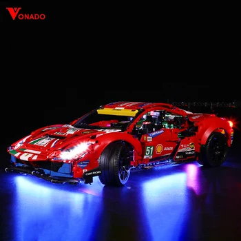 LED valgustus komplekt lego 42125 Ferrari 488 GTE 