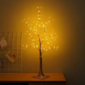 LED vasktraat Tule Puu laualambid Tähine Kirsi Õied Õhtul Tuli Koju Magamistuba Pulmapidu Baar Jõulud Decor