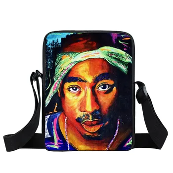 Legend Räppar Notorious Big 2PAC Eazy-E Tupac Messenger Bag Naiste Käekott Teismeliste Hip-Hop õlakott Naistele Crossbody Kott