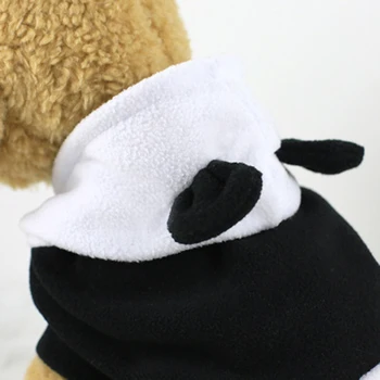 Lemmikloomade Riided Pet Armas Must Ja Valge Panda Kostüüm Talvel Soe Cartoon Puuvill Koera Riided Väikestele Ja Keskmise Koera Kutsikas Komplekt