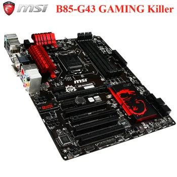 LGA 1150 DDR3 MSI B85-G43 MÄNGUDE originaal Lauaarvuti Emaplaat Intel B85 PCI-E 3.0 USB3.0 32GB Cup i7, i5 i3 DDR3 Kasutatud Emaplaadi