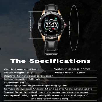 LIGE 2020. aasta Uus Smart Watch Meeste Spordi Fitness Smart Watch IP67, Veekindel Südame Löögisageduse Sphygmomanometer Pedometer Android ja ios
