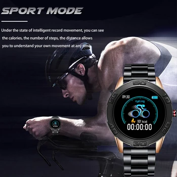 LIGE Smart Watch Meeste Fitness Tracker IP67, Veekindel Südame Löögisagedus, vererõhk Pedometer Android ja ios Sport smartwatch +Kast
