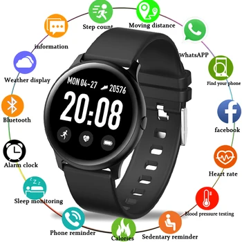 LIGE Smart Watch Meeste Veekindel tervisespordi-Tracker Südame Löögisageduse, vererõhu Monitor smartwatch Daamid Relogio Inteligente