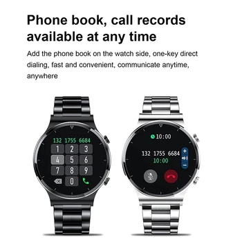 LIGE Smart Watch Mehed Touch Ekraani Vaadata, Südame Löögisageduse, vererõhu Jälgimine Teabega Meeldetuletus Bluetooth Kõne Mees Smartwatch