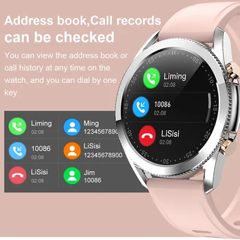 LIGE Smart Watch Naiste Bluetooth Kõne Vaata Südame Löögisageduse ja Vere Hapniku Mitme Treeningu Režiim Veekindel Smartwatch Android ja iOS