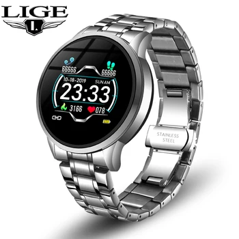 LIGE Smartwatch vererõhk, Südame löögisagedus Järelevalve Sport Fitness Tracker Android Mood Veekindel Smart Watch Naiste iOS