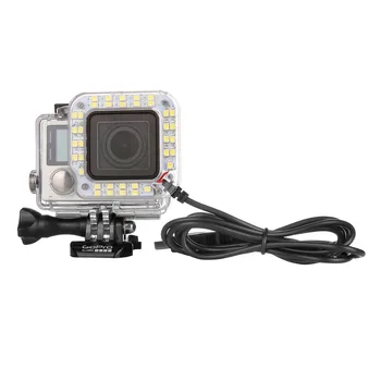 Lighting USB Objektiivi Rõngas LED Valgus Pildistamisel, Öösel Spordi Kaamera GoPro HERO 4 3+