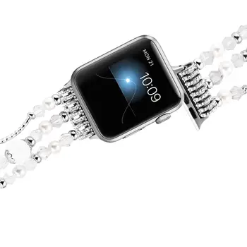 Link käevõru rihm Apple watch band 5 4 3 2 1 38mm 44mm jaoks iwatch bänd 42mm 40mm Käsitöö Naiste Mood Watchbands