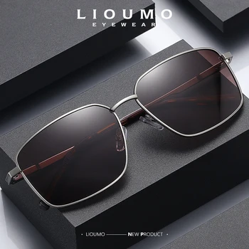 LIOUMO Square Päikeseprillid Meestele, Naistele Polariseeritud Sõidu Prillid Unisex Prillid Vintage Design Anti-Glare gafas de sol hombre