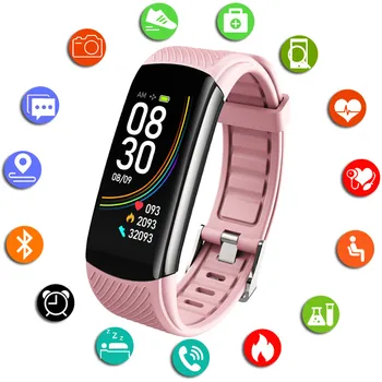 Lism 2020 Mood Fitness Tracker Daamid Sport Smart watch Naised Meeste Käekell Veekindel Smartwatch tundi Android